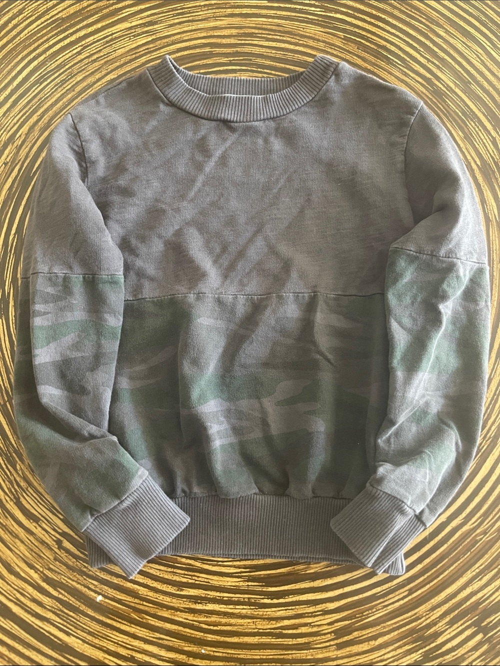Joah Love Gray Crewneck Sweatshirt- Flaw noted in image